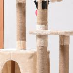 Maximize Your Cat's Playtime Wall Mounted Cat Scratching Post with Multi Level