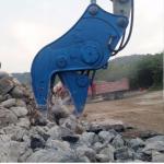 Rotating Hydraulic Concrete Pulveriser Hitachi ZX200 Excavator Concrete Muncher for sale