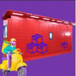 Smart Painted Parcel Delivery Locker Metal Stainless Steel for sale