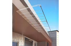 China Clear Invisible DIY Polycarbonate PC Awning  Low-Maintenance Choice For Weather Protection supplier
