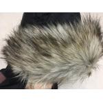 Winter Boys Black Padded Jacket , Warm Boys Padded Parka Soft Fur Lining for sale