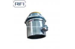 China EMT Conduit Fittings EMT Galvanized Steel Set Screw Connector With Insulated supplier
