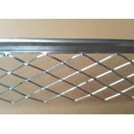 105g/m Plaster Galvanized Corner Bead Diamond Type Protector Strip 3m Length for sale