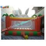 Inflatable Rabbit Commercial Bouncy Castles With CE / EN14960
