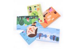 China Kids Learning Language Kindergarten Flash Cards Glossy Lamination Processing supplier