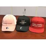 Wholesale cotton twill make America great again red custom logo color baseball hats caps for sale