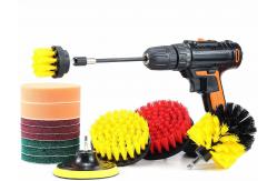 China 14Pcs Polypropylene Power Drill Brush Attachments Set 800g Scrubber supplier