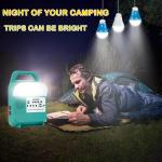 Rechargeable Portable Solar Led Emergency Bulbs Work Lights Charging Lamp 24SMD for sale