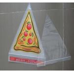 Custom Triangle Sandwich Packaging Bag BOPP Plastic Pouches With Zipper for sale