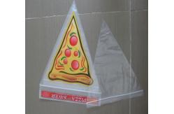 China Custom Triangle Sandwich Packaging Bag BOPP Plastic Pouches With Zipper supplier