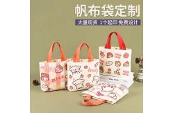 China Cotton Material Eco Canvas Bags Repeatedly Used Travel Convenient Shopping supplier