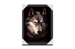 China 25x35cm Lenticular 3D Animal Picture With PS Frame Eco - Friendly Material supplier