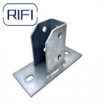 Customizable Support Frame 41mm Electro Galvanized Strut Channel Post Base for sale