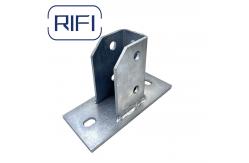 China Customizable Support Frame 41mm Electro Galvanized Strut Channel Post Base supplier
