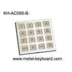 Dust Proof Stainless Steel Keyboard IP 65 Access Control Keypad with 16 Keys for sale