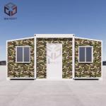 Fireproof Expandable Container House with T65mm EPS Color Steel Plate for sale