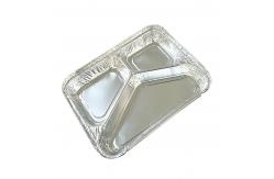 China Custom Order Accepted Aluminum Foil Food Container for Rectangular Muffin Packaging supplier