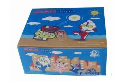 China Printed White Square Paper Box With Auto-Lock Bottom Custom Cream Boxes supplier