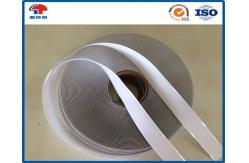 China 20mm 25 Metres Long Hook & Loop Rolls In White , Hook Loop Fastener supplier