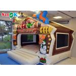 Indoor Snowman Inflatable Bounce House For Amusement Park
