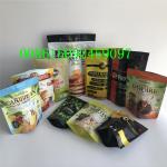 Chocolate Coffee Snack Bag Packaging Custom Food Grade Material With Zipper for sale