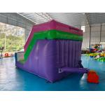 Tarpaulin 4x3m Commercial Inflatable Water Slides Inflatable Bouncy Castle Silk Printing