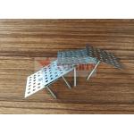 50X50mm Galvanized Perforated Base Insulation Hanger Pin With Self-Locking Washer for sale