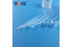 China Length 10mm-1500mm Pure Quartz Test Tube One End Sealed Round supplier