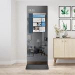 Fitness Mirror Android Advertising Screen Display Floor Standing / Wall Mounted for sale