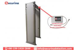 China LCD Screen Arched Metal Detector AC85V IP65 Weatherproof Stationary 8KHZ supplier