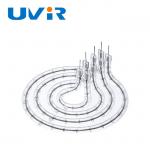 Clear Quartz Tube Heater Elements 511mm Diameter for Oven Parts for sale