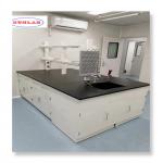 Research Grade Chemistry Lab Furniture Lab Island Bench with Sand Blasting 1-5 Years for sale