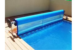 China PE  2.5×50m 400 Micron Solar Swimming Pool Cover supplier