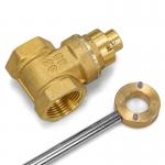  3/4in Lockable Ball Valve With Lock Key