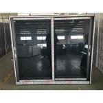 Tempered Glass UPVC 60x60 Sliding Window For Office Custom for sale