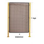 Automated Warehouse Wire Mesh Machine Guarding Systems Powder Coated 51 Lbs