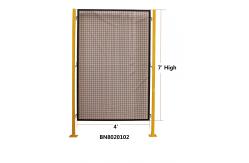 China Automated Warehouse Wire Mesh Machine Guarding Systems Powder Coated 51 Lbs supplier