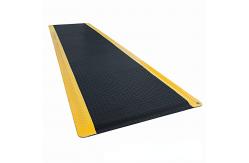 China 3 Layers Black And Yellow Flooring ESD Anti Fatigue Mat Professional supplier