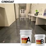 Marble Spaces Metallic Epoxy Floor Paint High Gloss Seamless Finish for sale