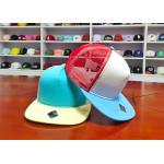 Hot sales high quality mix color blank custom private labels 6panel flat bill snapback hats caps for sale