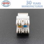 Network RJ45 Keystone Jack CAT5E CAT6 180 Degree UTP