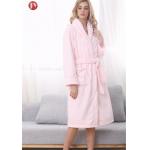 Plus Size Women'S Plush Robe , House Extra Long Nightgowns Warm Embossed Fleece Fluffy for sale
