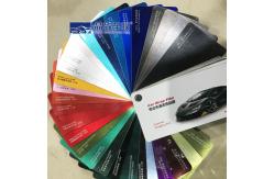 China Paper Fan Car Wrap Sample Book Matte Surface Customized supplier