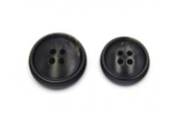 China 4 Hole Resin Trench Coat Buttons Delicate And Smooth Lines ISO 9001 Approved supplier