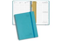 China Softcover Weekly Planner Donau Blue With Yearly Monthly Daily Schedule supplier