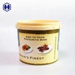 Hot Food Round Plastic Tubs With Lids Customized High Resolution Printing for sale