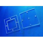 Laser Drilling Varieties Size And Shape Hole SIO2 Quartz Glass Plate for sale