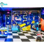Indoor Amusement Park Trampoline Park Plastic Slide Equipment For Children for sale