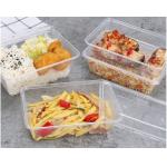 Stackable BPA Free Food Container Disposable Plastic Microwavable With Lid for sale
