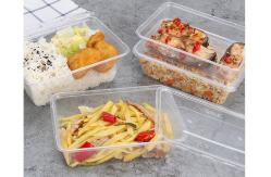 China Stackable BPA Free Food Container Disposable Plastic Microwavable With Lid supplier